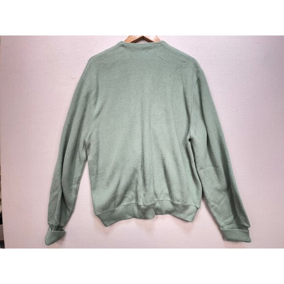 Arnold Palmer Robert Bruce Womens Knitted Cardigan Sweater Size L Green V-Neck - Picture 8 of 10